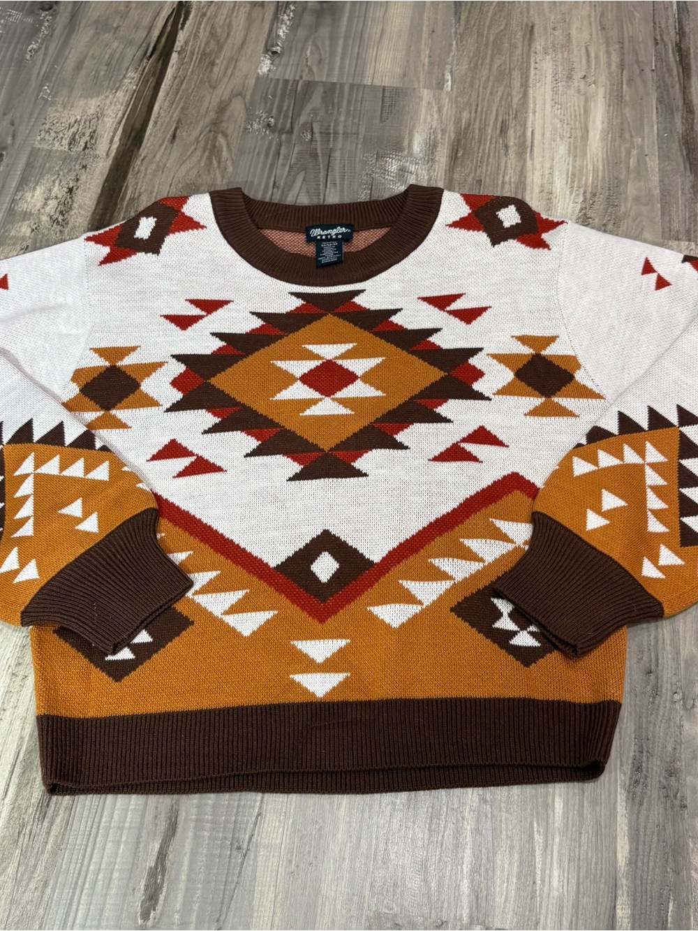 Wrangler Retro Women's
Aztec Western Boho Sweated
Size M